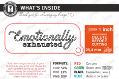 Sarcastic Quotes Keychain Laser Cut | Funny Snarky Keyring Product Image 3