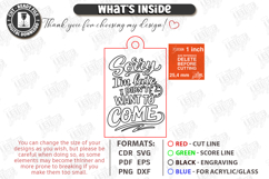 Snarky Bag Tag Laser Cut | Sassy Keychain Laser Files SVG Product Image 3