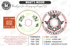 RPG Bardic Inspiration Token Laser Cut | Tabletop Gaming SVG Product Image 3