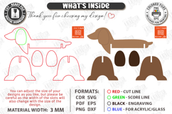 Animal Tape Dispenser Laser Cut | Desk Tape Holder | Dog SVG Product Image 3