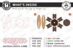 3D Wooden Cactus Laser Cut Bundle | Succulent Desk Decor SVG Product Image 5