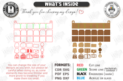 Family Wall Key Holders Laser Cut Bundle | Modern Keyholders Product Image 22