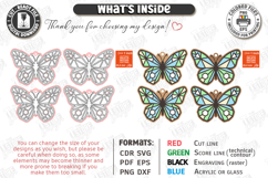 Layered Hanging Ornament Laser Cut | Wall Decor | Nature SVG Product Image 3