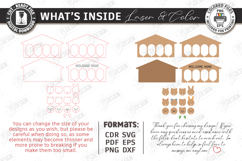 Family Key Holder Laser Cut | Decorative Wall Key Organizer Product Image 3