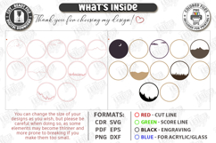 3D Layered Wall Art Laser Cut Bundle | Modern Home Interior Product Image 5