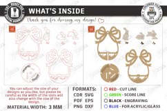 3D Easter Egg Ornaments Laser Bundle | Layered Easter Decor Product Image 10