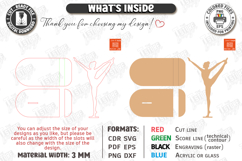 Sport Phone Stand Laser Cut | Gym and Dance | Phone Holder Product Image 3