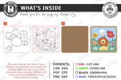 Kids Puzzles Laser Cut Bundle | Kids Laser | Montessori Toys Product Image 15