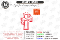 Christian Easter Bookmark Laser Cut | Religious Cross | CNC Product Image 3