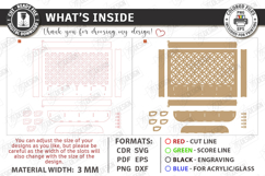 Electricity Meter Box Cover Laser Cut | Wall Decor | Pattern Product Image 15
