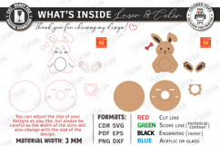 Easter Egg Holders Laser Cut Bundle | Bunny Egg Stands SVG Product Image 5