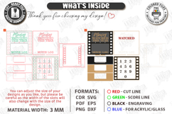 Led Lights Movies Counter - Cinema Tracker Sign Laser Cut Product Image 3