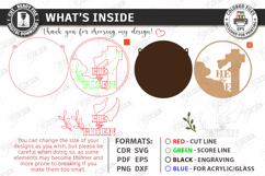 Wall Round Signs Laser Cut Bundle | He Is Risen | Easter SVG Product Image 10