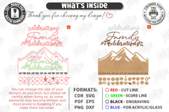 Family Birthdays Calendar Laser Cut Bundle|Family Events SVG Product Image 20