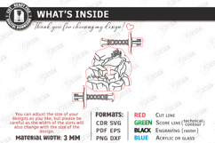 Magnet Kitchen Note Holder Laser Cut | DIY Fridge magnet SVG Product Image 3