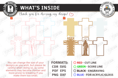 Easter Night Light Laser Cut | Religious LED Light SVG | CNC Product Image 3