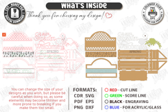 Easter Door Hanger Laser Cut | Door Basket Planter | Spring Product Image 3