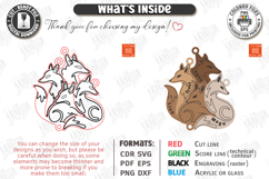 Family Name Keychains Laser Cut Kit | Puzzle Keychain SVG Product Image 2