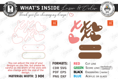 Minimalist Love Stands Laser Cut Bundle | Romantic Signs SVG Product Image 15