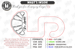 Bag Hook Holder Laser Cut | Desk Headphone Hanger SVG | CNC Product Image 3