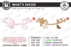 Rustic Bird Key Holder Laser Cut | Decorative Wall Hook SVG Product Image 3