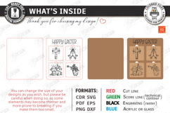 Religious Easter Puzzles Laser Cut Bundle | He Is Risen SVG Product Image 10