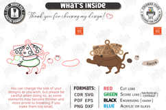 Family Name Keychains Laser Cut Kit | Puzzle Keychain SVG Product Image 2