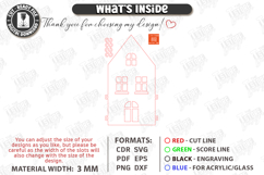 Christmas Village Laser Cut|Christmas Tree Skirt|Home Decor Product Image 3