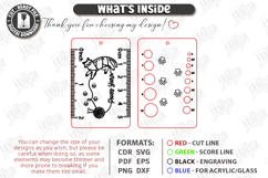 Knitting Needle Gauge Laser Cut | Knitting Accessories SVG Product Image 3
