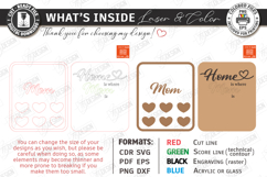 Family Name Sign Laser Cut | Mother's Day Gift Idea | CNC Product Image 3