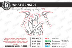 Magnet Note Holders Laser Cut Bundle | DIY Fridge Magnet SVG Product Image 16