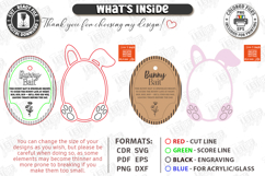 Easter Bunny Bait Tags Laser Cut Bundle | Easter Basket Tags Product Image 6