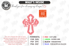 Christian Easter Bookmark Laser Cut Bundle | Religious Cross Product Image 11