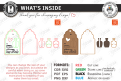 Wine Bottle Tag Laser Cut | Wine Accessory | Drinkware Décor Product Image 3