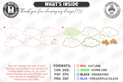 Personalized LED Cloud Night Light - Layered Baby Name SVG Product Image 2