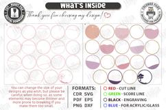 3D Layered Wall Art Laser Cut Bundle | Modern Home Interior Product Image 6