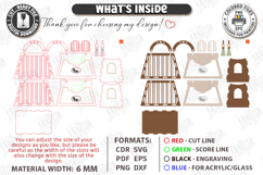 Flowers Basket Laser Cut | Floral Basket | Bouquet Holder Product Image 3