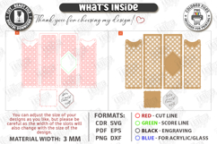 Wine Bottle Gift Box Laser Cut | Wine Bottle Holder SVG| CNC Product Image 3