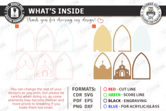 Easter Night Light Laser Cut | Religious LED Light SVG | CNC Product Image 3