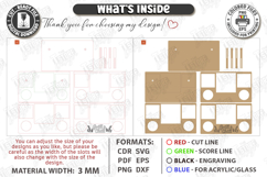 Fast Food Serving Trays Laser Cut Bundle | Serving Board SVG Product Image 11