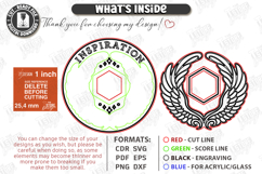 RPG Bardic Inspiration Token Laser Cut | Tabletop Gaming SVG Product Image 3