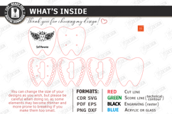 Baby Tooth Box Laser Cut | First Tooth | Keepsake Box | CNC Product Image 3