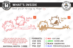 Rustic Bird Key Holder Laser Cut | Decorative Wall Hook SVG Product Image 3