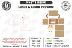 Funny Tissue Box Laser Cut | Cute Cartoon Animal | Monkey Product Image 3