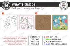 Kids Puzzles Laser Cut Bundle | Kids Laser | Montessori Toys Product Image 16