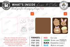 Easter Kids Puzzles Laser Cut Bundle | Easter Bunny SVG |CNC Product Image 11