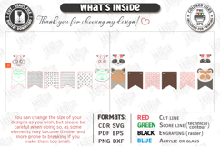 Baby Name Banner Laser Cut Bundle | Nursery Garlands Set SVG Product Image 21