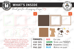 Nursery Name Signs Alphabet Laser Cut Bundle | Monogram SVG Product Image 11