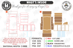 Miniature Bookshelves Laser Cut Bundle | Mini Bookcase | CNC Product Image 21