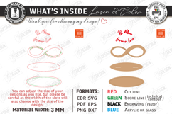 Minimalist Love Stand Laser Cut | Romantic Desktop Sign SVG Product Image 3